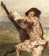 Jean-Antoine Watteau Details of The Music-Party Sweden oil painting artist